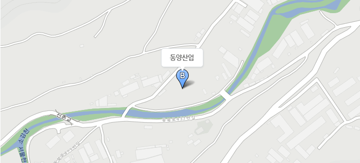 동양산업 Daum 지도 : 대구부산고속도로를 통해 경남 김해시 상동면에 진입하여 상동 1터널 부근에서 대동레미콘 옆에 위치하고 있다.